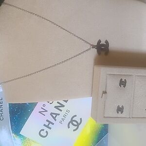 Stainless Steel Necklace With Matching Earrings